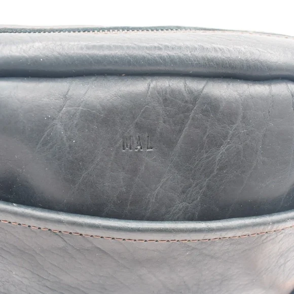 Go Forth Goods Original Sarah Leather Crossbody Indigo Bison with Custom Options - Picture 5 of 9